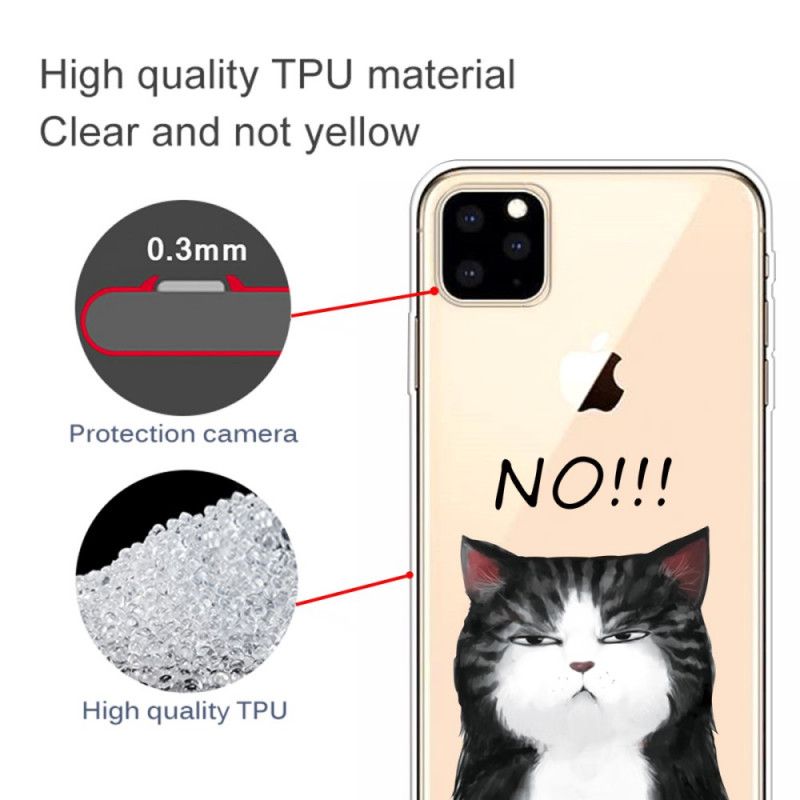 Etui iPhone 11 Pro Max Kot. Który Mówi Nie Etui Ochronne