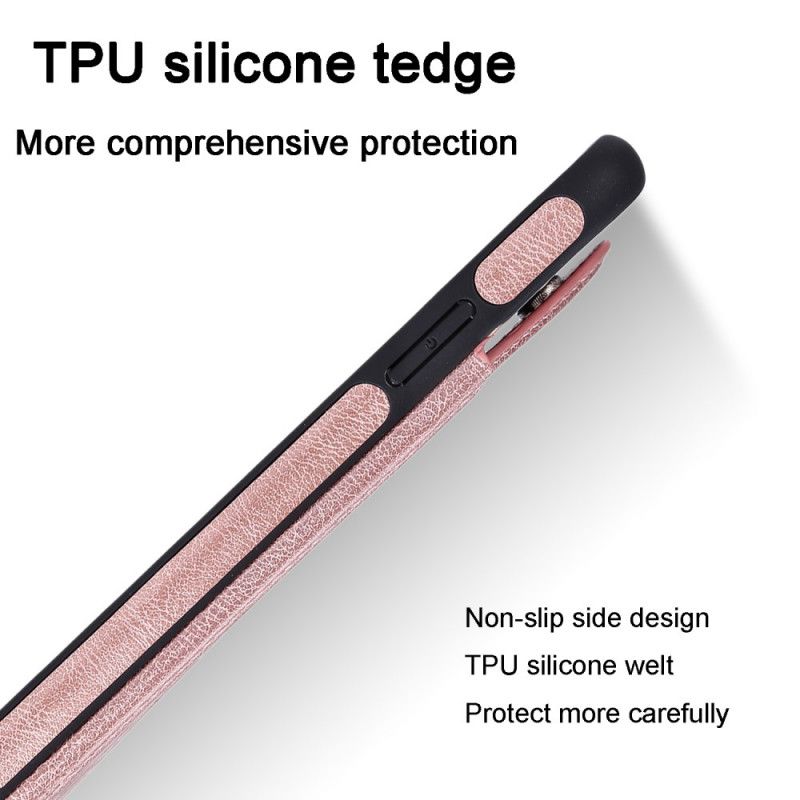 Etui iPhone 11 Pro Max Różowy Czerwony Wielofunkcyjny Nadruk Kota Etui Ochronne