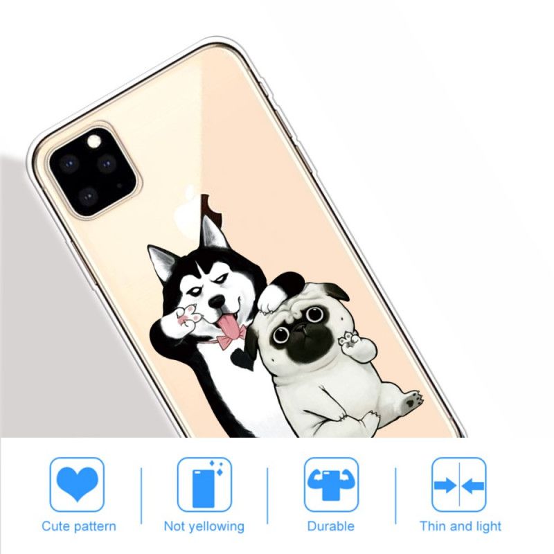 Etui iPhone 11 Pro Max Śmieszne Psy Etui Ochronne