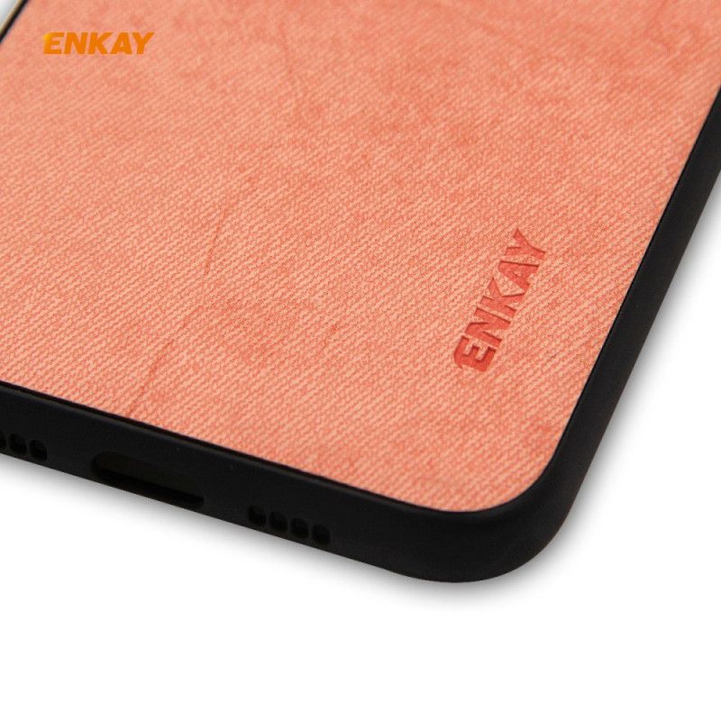 Etui iPhone 11 Pro Max Szary Czarny Dobra Tekstura Tkaniny Etui Ochronne