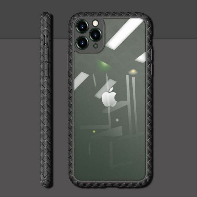 Etui iPhone 11 Pro Max Tkane Krawędzie Tekstury