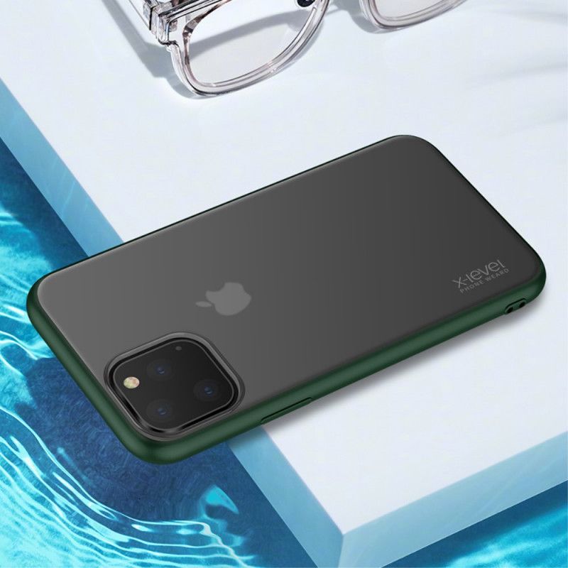 Etui iPhone 11 Pro Max Zielony Czarny Mat Na Poziomie X