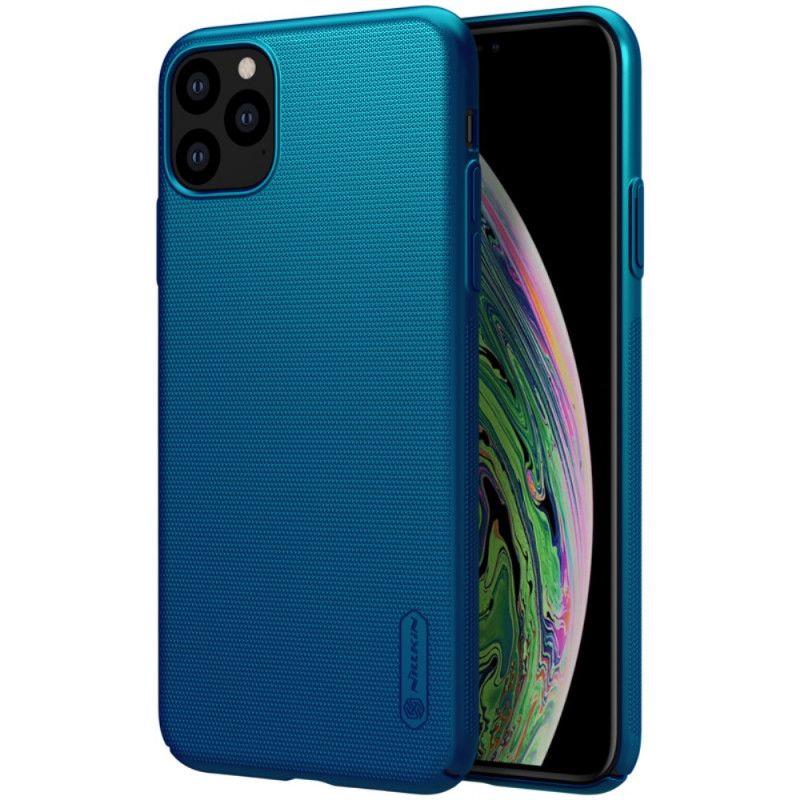 Etui iPhone 11 Pro Max Zielony Czerwony Sztywny Matowy Nillkin