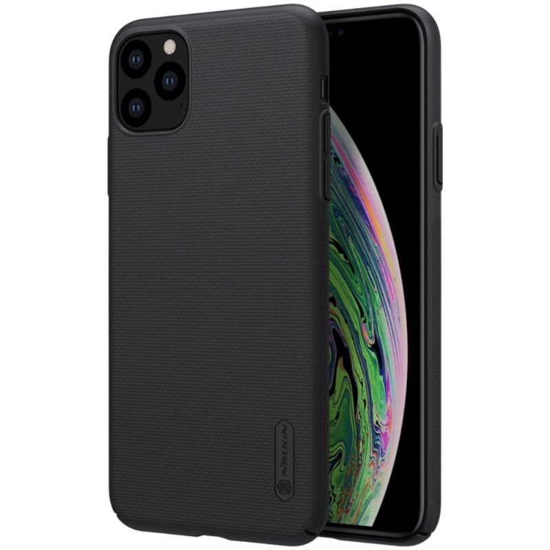 Etui iPhone 11 Pro Max Zielony Czerwony Sztywny Matowy Nillkin