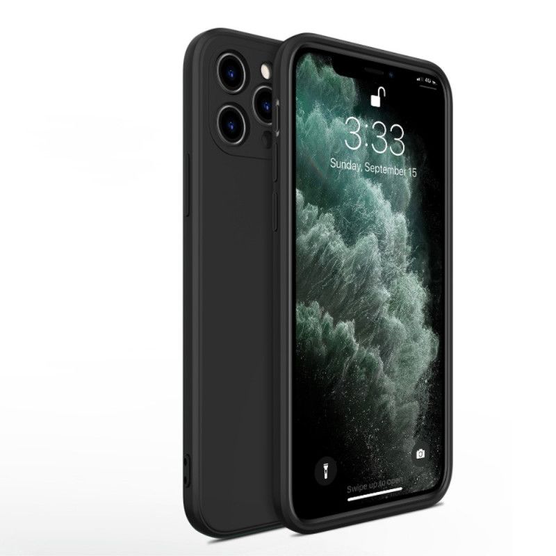 Futerały iPhone 11 Pro Max Biały Czarny Etui na Telefon Płynny Silikon Na Poziomie X