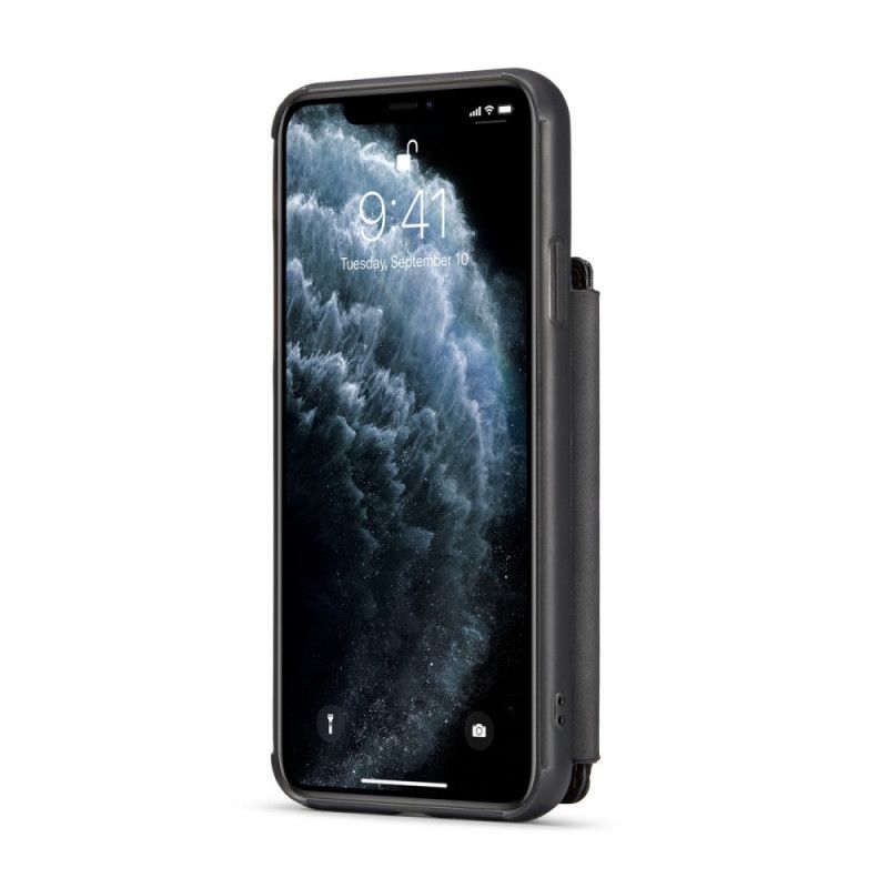 Futerały iPhone 11 Pro Max Czerwony Czarny Etui na Telefon Styl Portfela Caseme