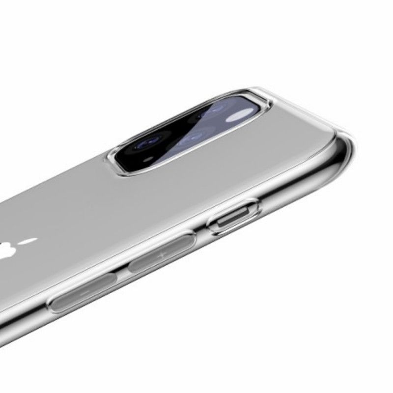 Futerały iPhone 11 Pro Max Przezroczysty Czarny Etui na Telefon Seria Prosta Baseus