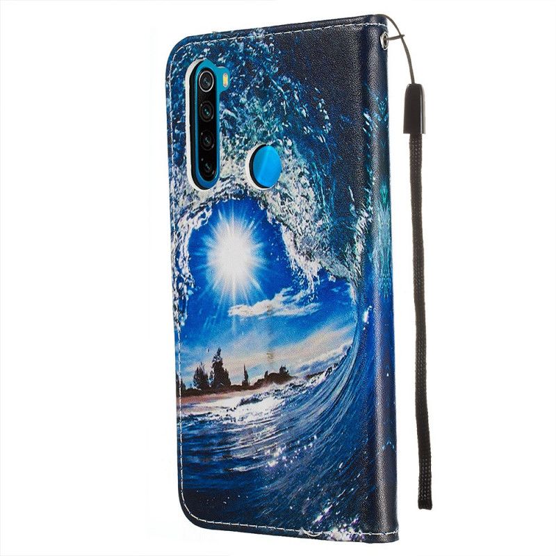 Etui Folio Xiaomi Redmi Note 8 Kochaj Falę Etui Ochronne