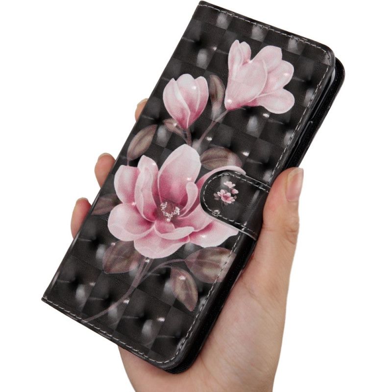 Etui Folio Xiaomi Redmi Note 8 Kwiaty Kwitnące