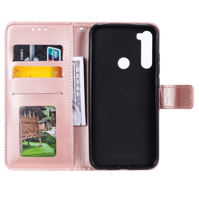 Etui Folio Xiaomi Redmi Note 8 Magenta Szary Sowy Zakochane W Stringach Etui Ochronne