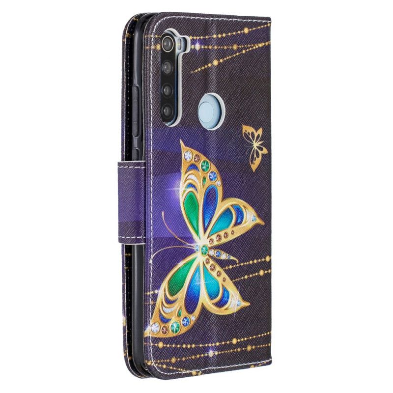 Etui Folio Xiaomi Redmi Note 8 Magiczny Motyl