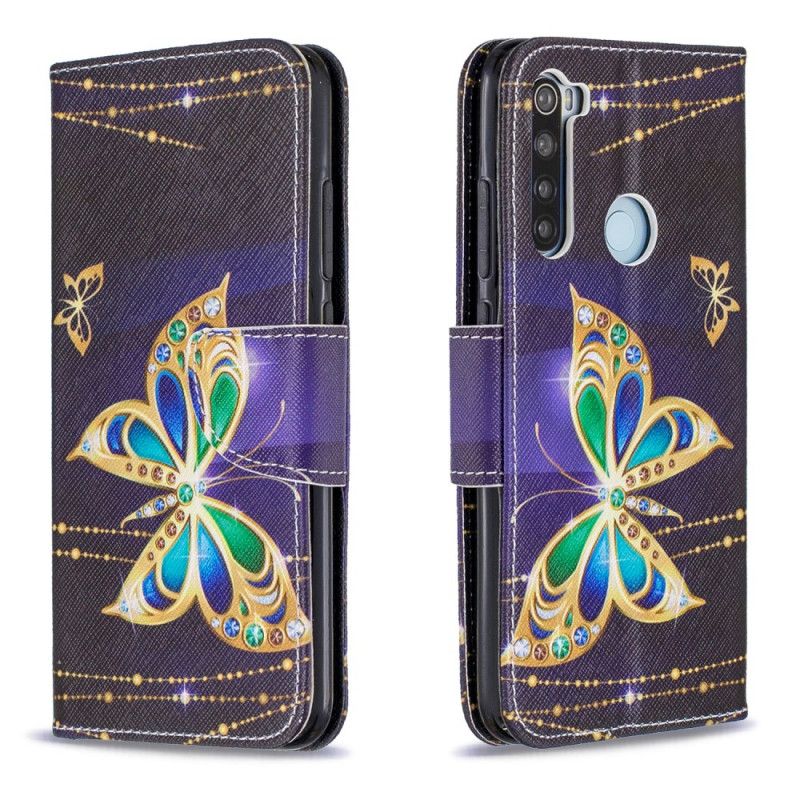 Etui Folio Xiaomi Redmi Note 8 Magiczny Motyl