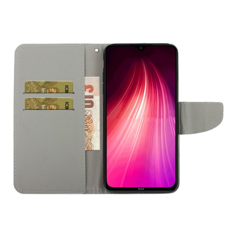 Etui Folio Xiaomi Redmi Note 8 Żyj To Stringi