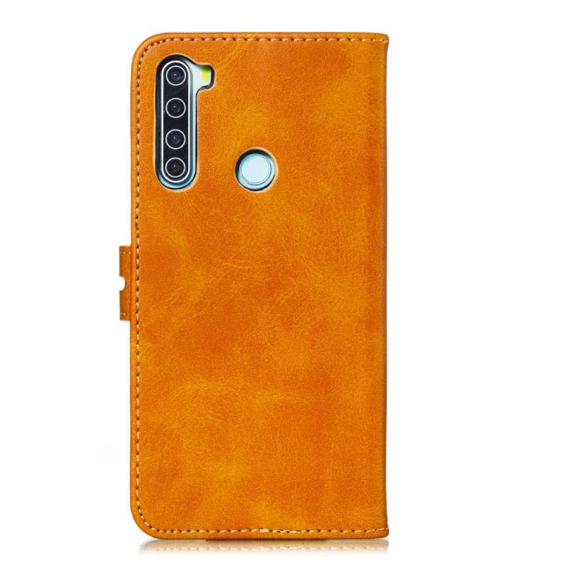 Etui Folio Xiaomi Redmi Note 8 Szary Czarny Kociak