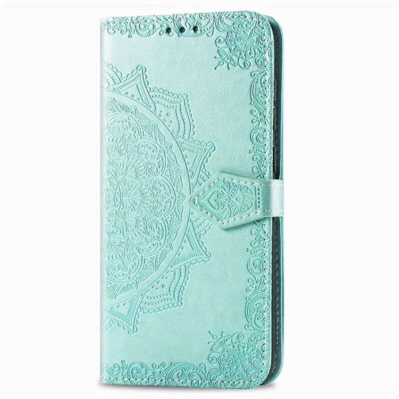 Etui Folio Xiaomi Redmi Note 8 Szary Czarny Mandala W Średnim Wieku