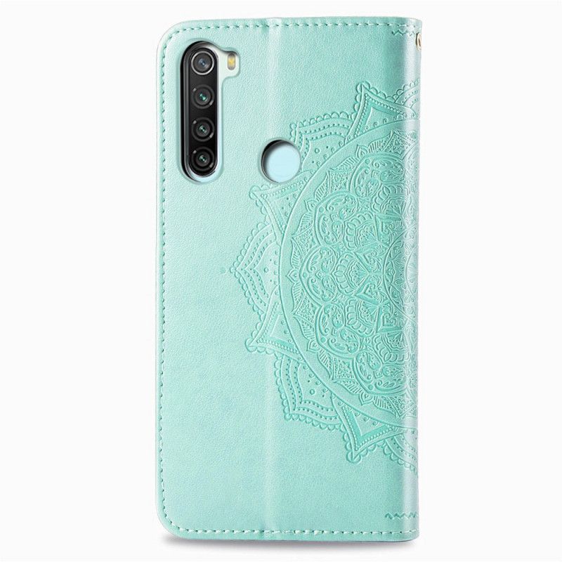 Etui Folio Xiaomi Redmi Note 8 Szary Czarny Mandala W Średnim Wieku