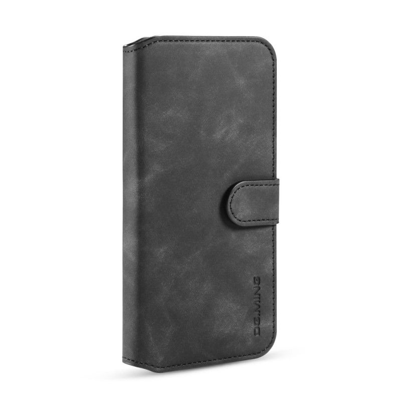 Etui Folio Xiaomi Redmi Note 8 Szary Czarny Retro Dg.Ming