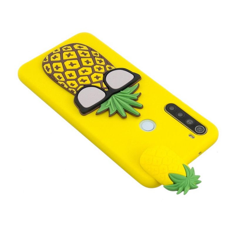 Etui Xiaomi Redmi Note 8 3D Fajny Ananas Etui Ochronne