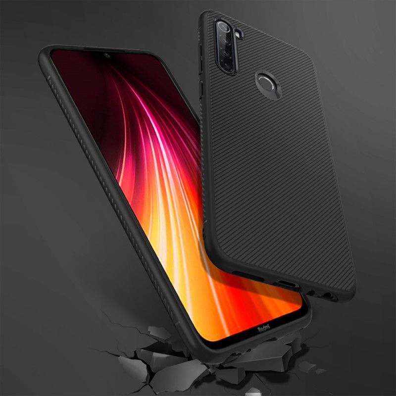 Etui Xiaomi Redmi Note 8 Czarny Skośny Serial Jazzowy