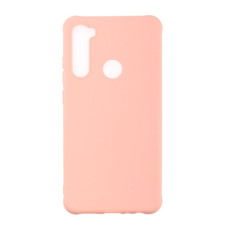 Etui Xiaomi Redmi Note 8 Czerwony Czarny Miękki Silikon Typu Flash Etui Ochronne