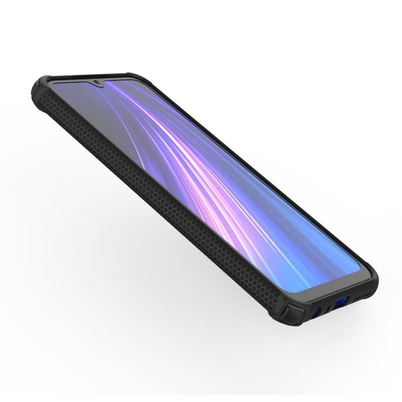 Etui Xiaomi Redmi Note 8 Czerwony Czarny Pierścień Premium Etui Ochronne