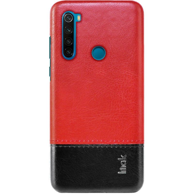 Etui Xiaomi Redmi Note 8 Czerwony Imak Ruiyi Series Efekt Skóry