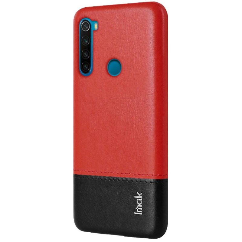 Etui Xiaomi Redmi Note 8 Czerwony Imak Ruiyi Series Efekt Skóry