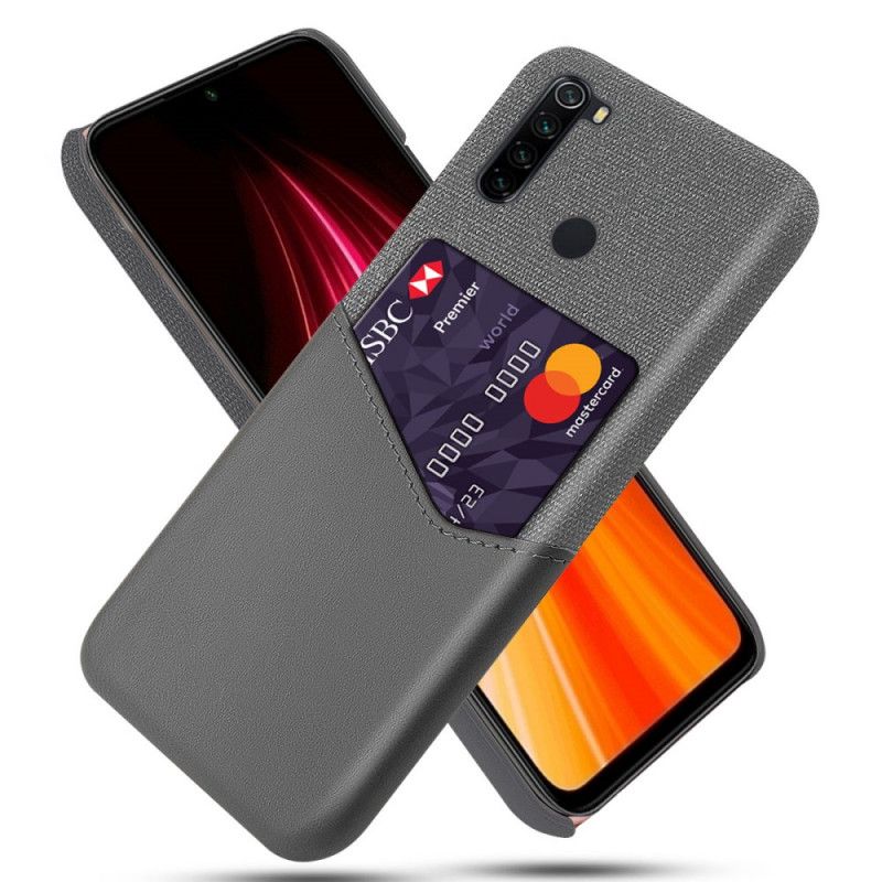 Etui Xiaomi Redmi Note 8 Granatowy Czarny Posiadacz Karty Ksq Etui Ochronne