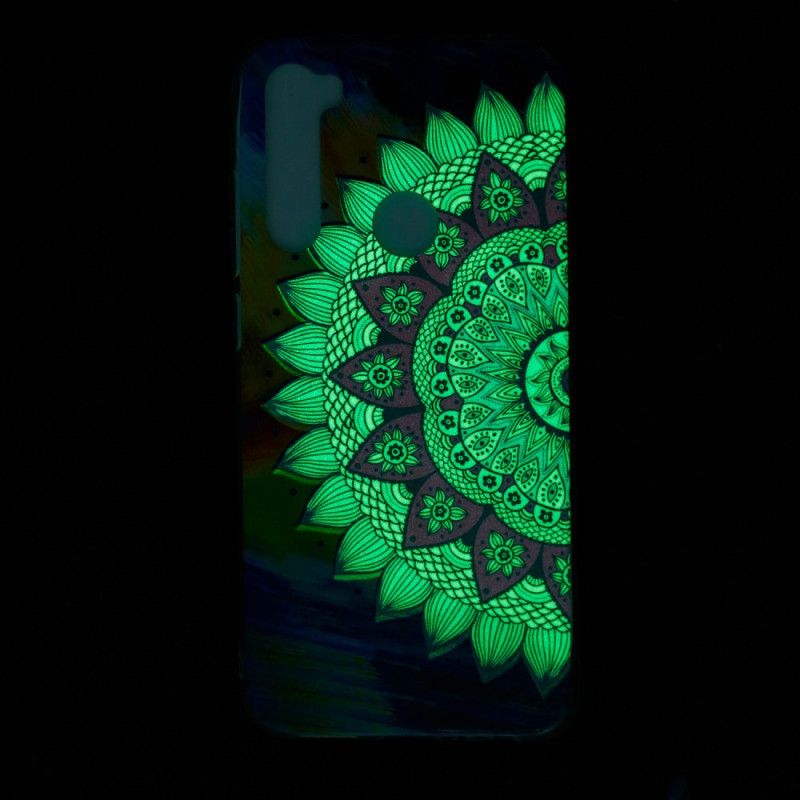 Etui Xiaomi Redmi Note 8 Mandala W Kolorze Fluorescencyjnym Etui Ochronne