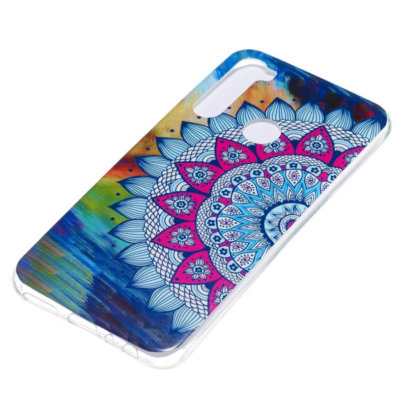 Etui Xiaomi Redmi Note 8 Mandala W Kolorze Fluorescencyjnym Etui Ochronne