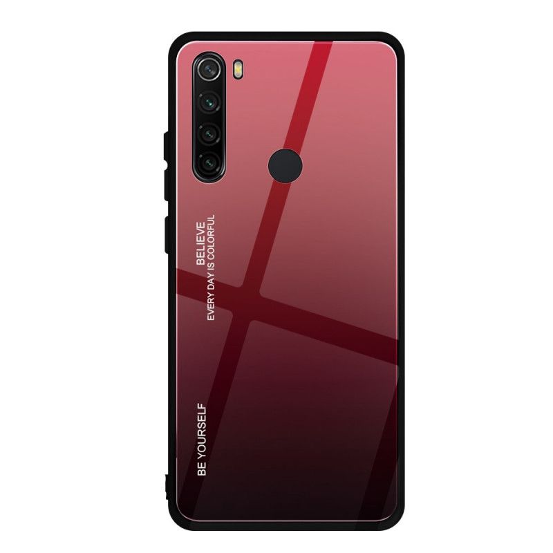 Etui Xiaomi Redmi Note 8 Różowy Czerwony Kolor Ocynkowany Etui Ochronne