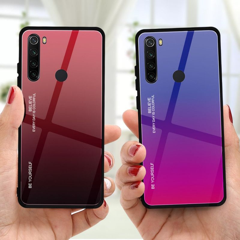 Etui Xiaomi Redmi Note 8 Różowy Czerwony Kolor Ocynkowany Etui Ochronne