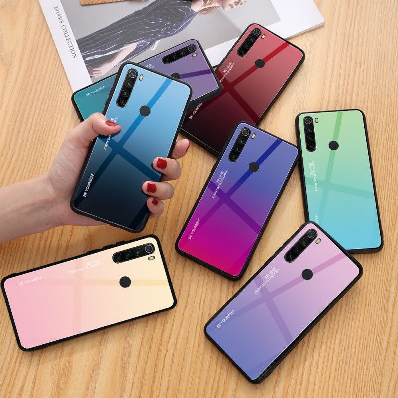 Etui Xiaomi Redmi Note 8 Różowy Czerwony Kolor Ocynkowany Etui Ochronne