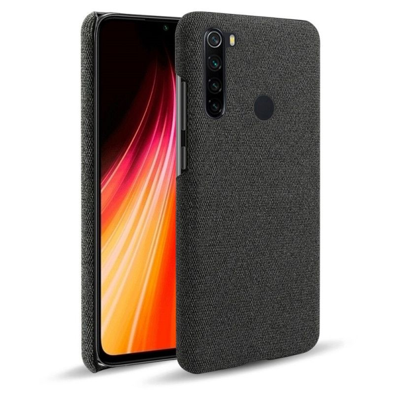 Etui Xiaomi Redmi Note 8 Srebrny Szykowna Tkanina Ksq