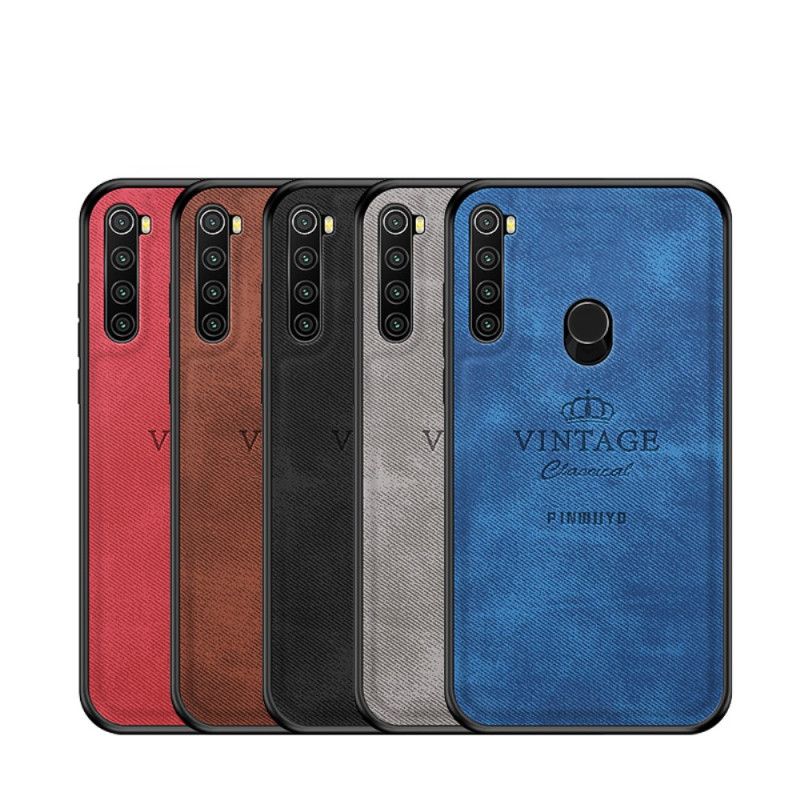 Etui Xiaomi Redmi Note 8 Szary Czarny Honorowy Rocznik Pinwuyo