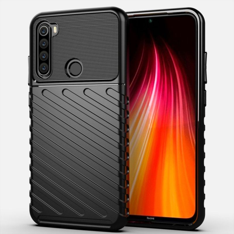 Etui Xiaomi Redmi Note 8 Zielony Czarny Seria Grzmotów