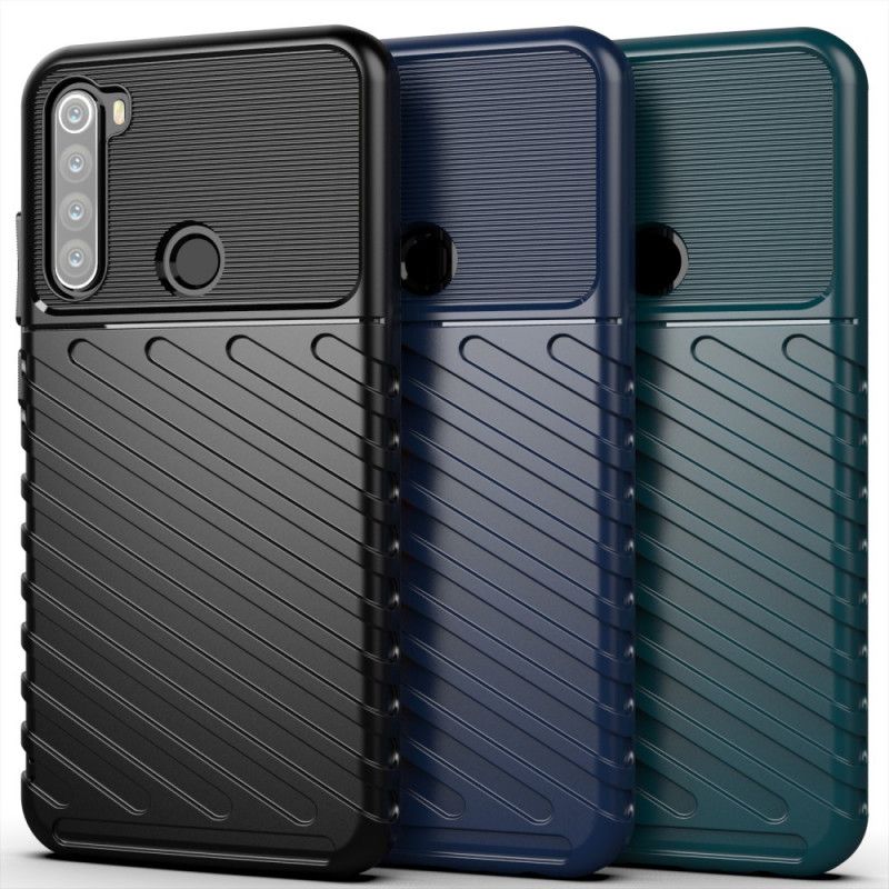 Etui Xiaomi Redmi Note 8 Zielony Czarny Seria Grzmotów