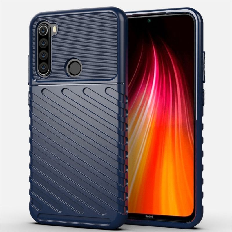 Etui Xiaomi Redmi Note 8 Zielony Czarny Seria Grzmotów