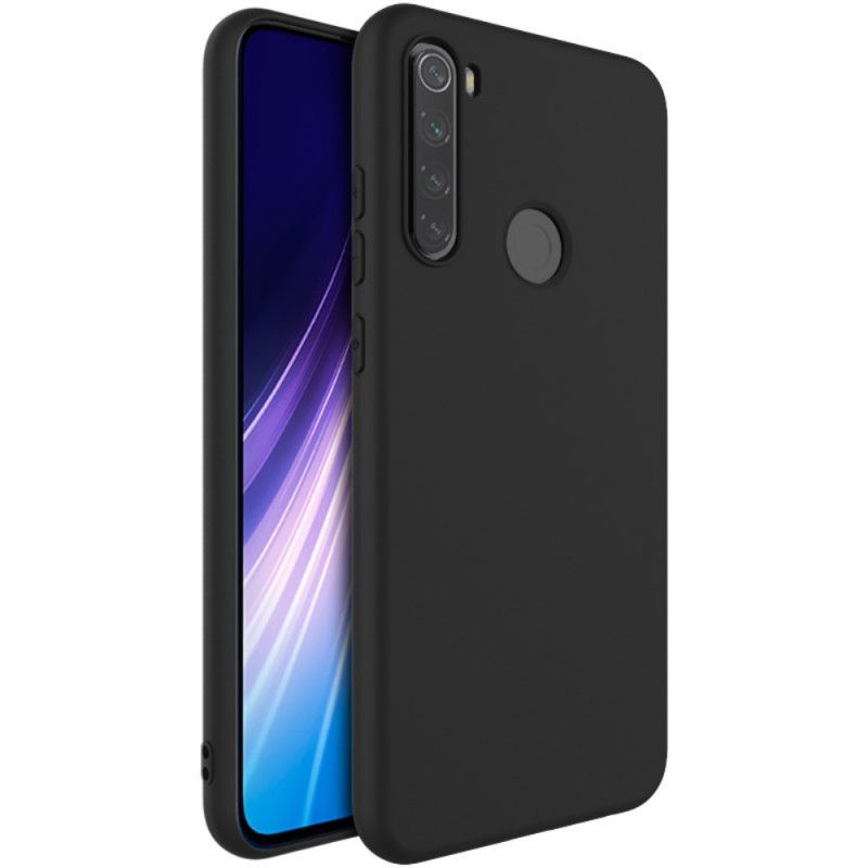 Futerały Xiaomi Redmi Note 8 Granatowy Czarny Etui na Telefon Matowy Imak