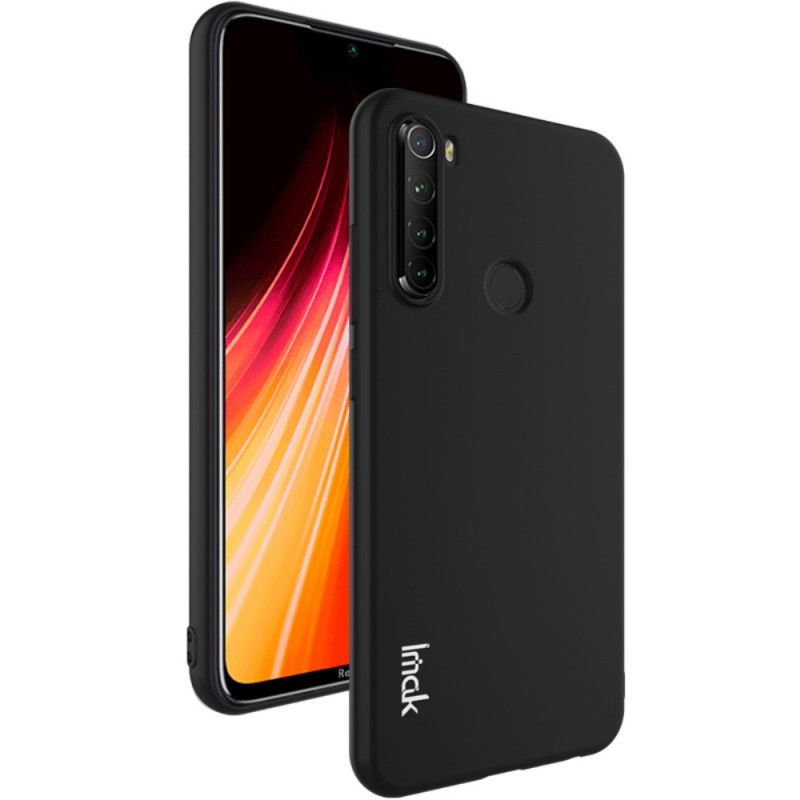 Futerały Xiaomi Redmi Note 8 Szary Czarny Etui na Telefon Seria Jedwabna