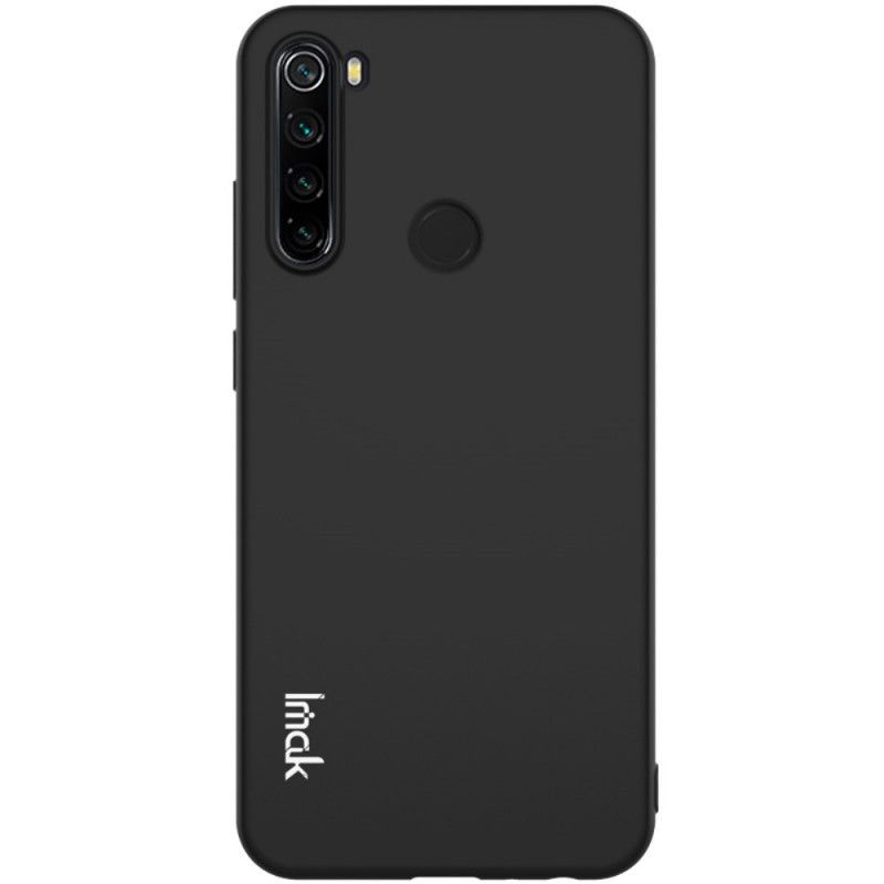 Futerały Xiaomi Redmi Note 8 Szary Czarny Etui na Telefon Seria Jedwabna