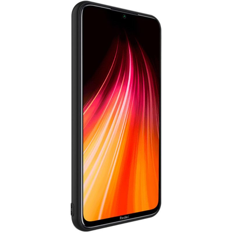 Futerały Xiaomi Redmi Note 8 Szary Czarny Etui na Telefon Seria Jedwabna