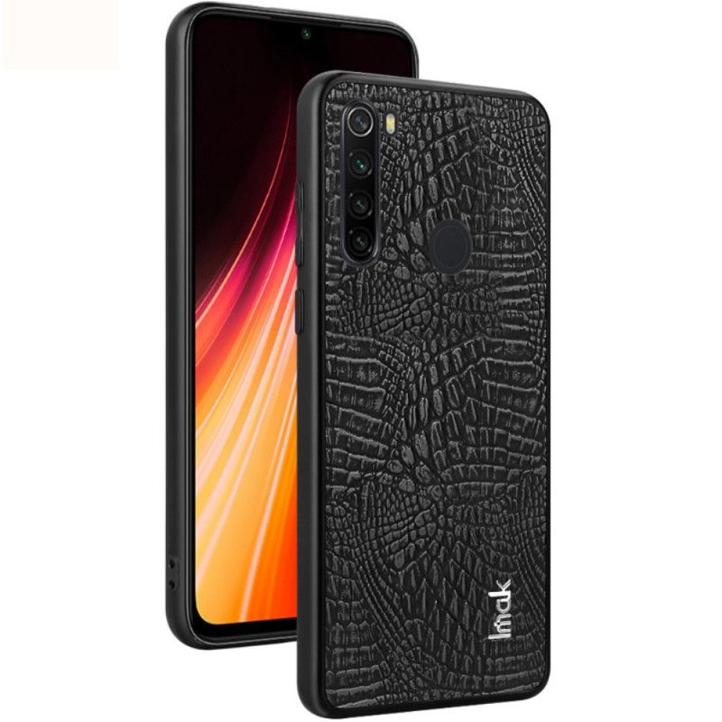 Futerały Xiaomi Redmi Note 8 Szary Czarny Seria Imak Croco