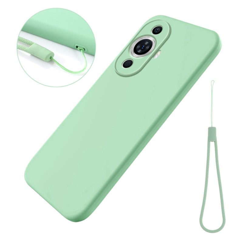 Futerały Huawei Nova 11 Pro Etui Na Telefon Pasek Z Płynnego Silikonu