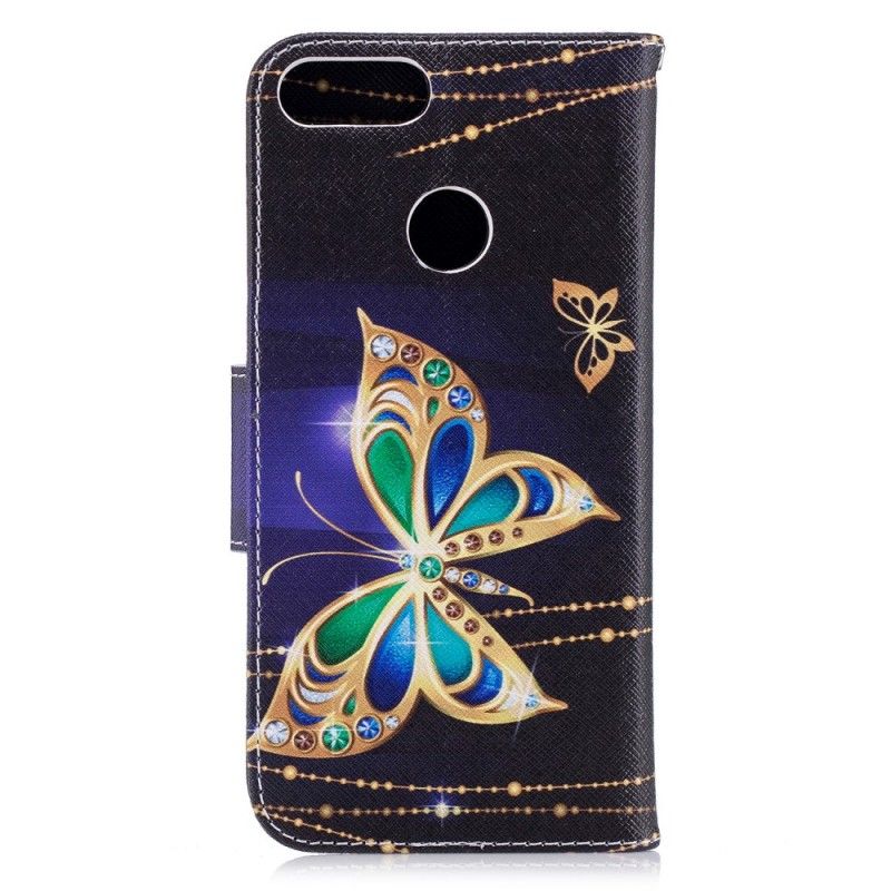 Etui Folio Huawei P Smart Magiczny Motyl