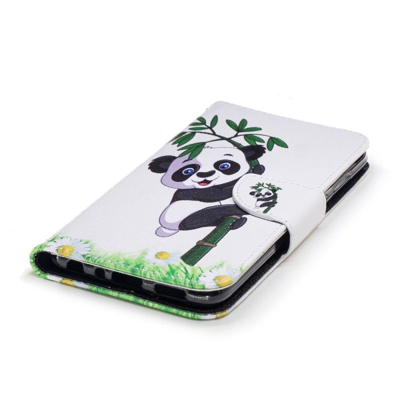 Etui Folio Huawei P Smart Panda Na Bambusie Etui Ochronne