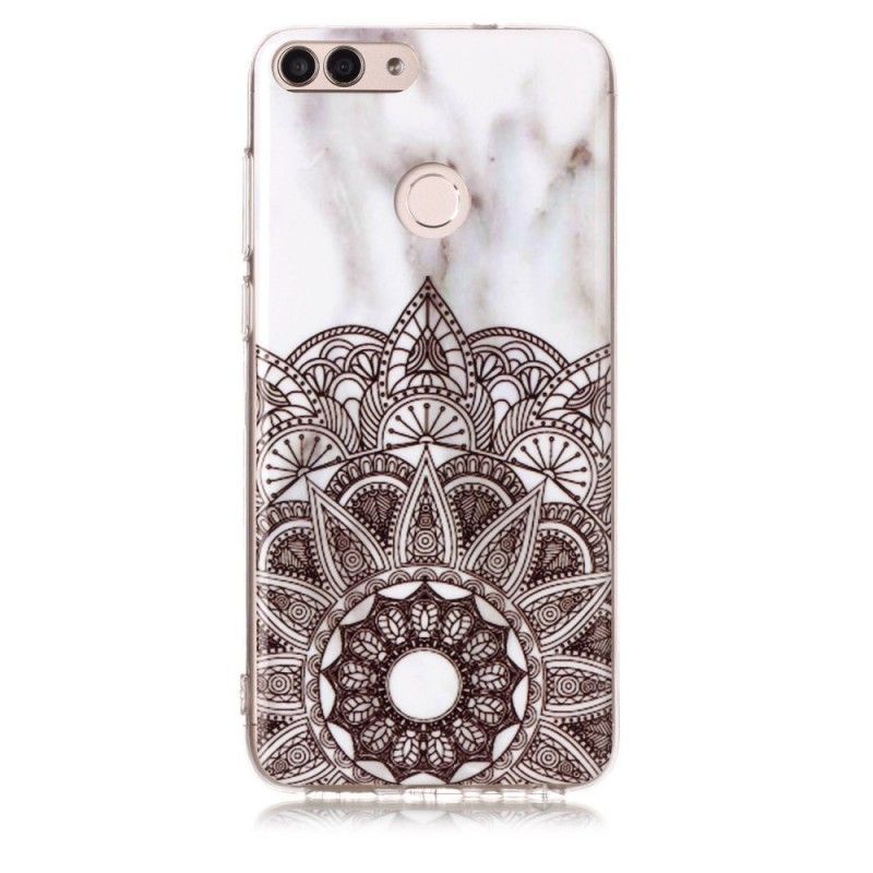 Etui Huawei P Smart Marmurkowa Mandala Etui Ochronne