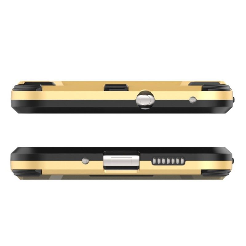 Etui Huawei P10 Lite Granatowy Czerwony Ultra Odporny