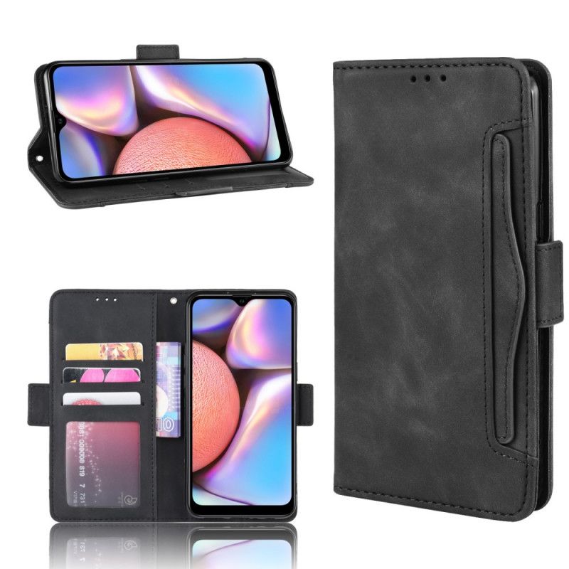 Etui Folio Samsung Galaxy A10s Czerwony Czarny Karta Wielofunkcyjna Pierwszej Klasy