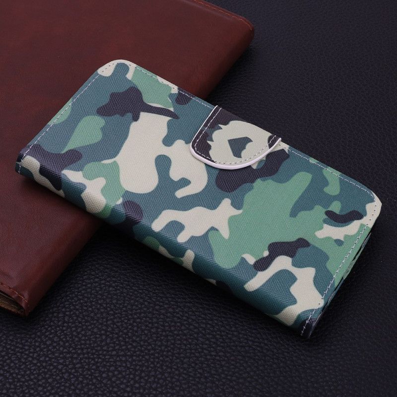 Etui Folio Samsung Galaxy A10s Kamuflaż Wojskowy